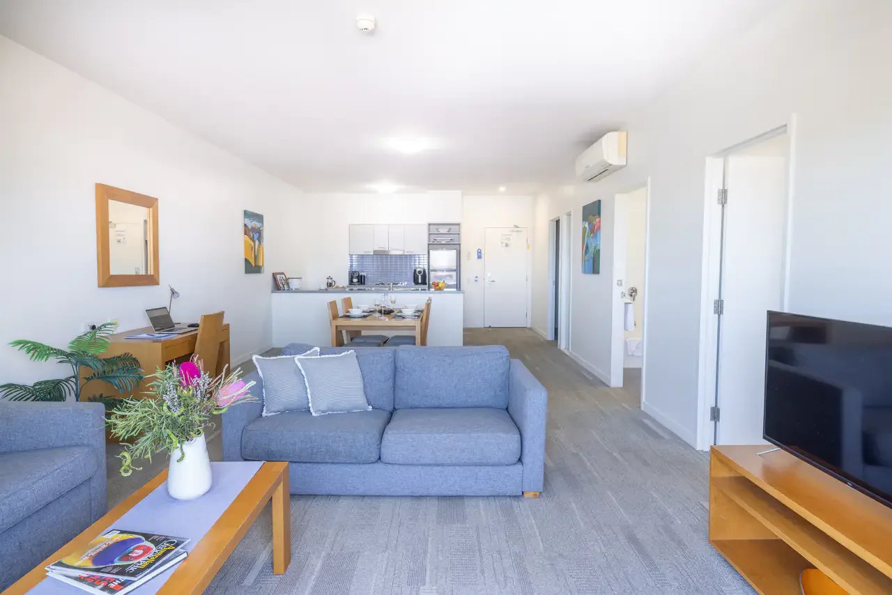 Two Bedroom Accessible Apartment — Mackay | Wheelchair Accessible, Full Kitchen, Sleeps 5